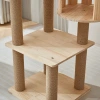 Solid wood cat climbing frame, big cat pet supplies, cat space cabin, cat bed, cat climbing frame, cat toy, cat jumping platform details Picture